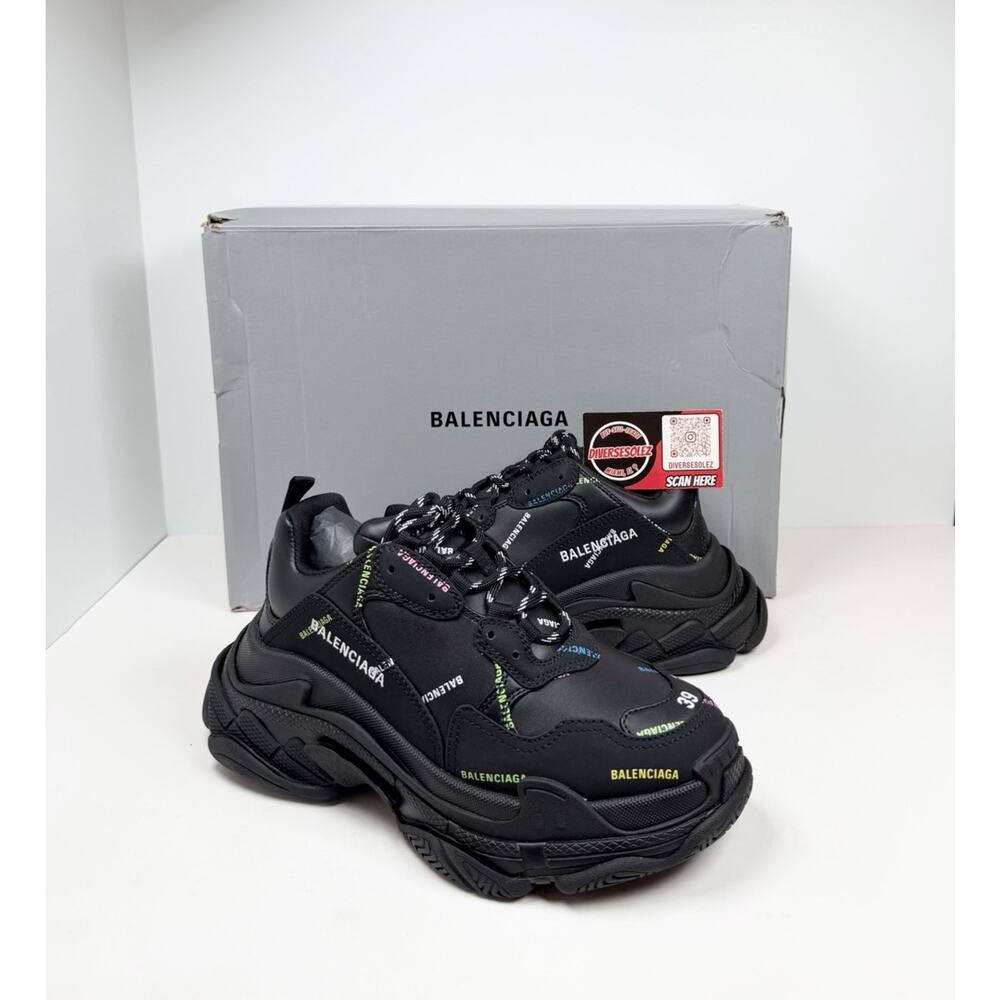 Size 39EU/6US - Balenciaga Triple S Multicolor Logo Sneakers🎨 New/Retail $1K! - Picture 1 of 9